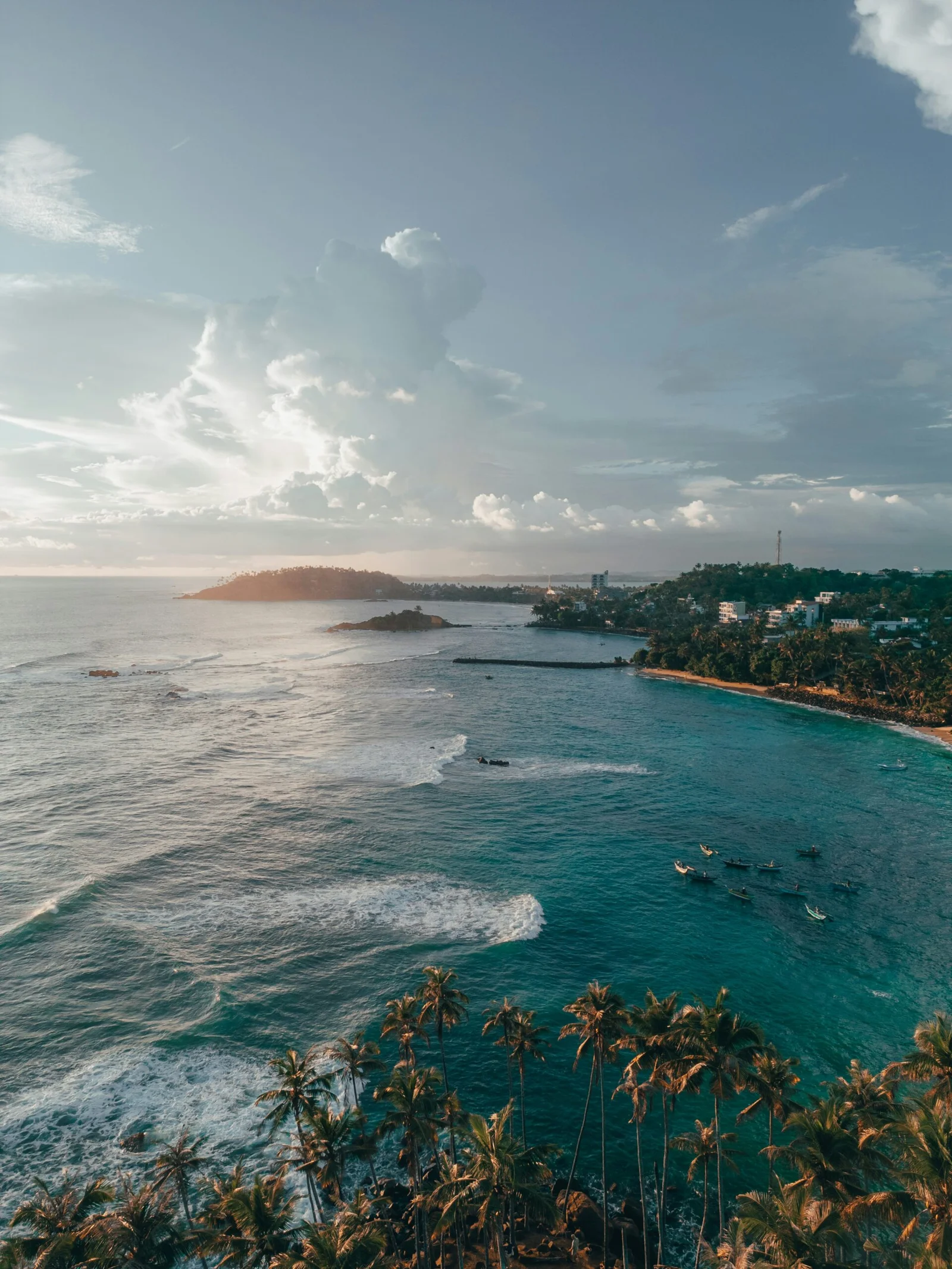 Unawatuna Beach shoreline
